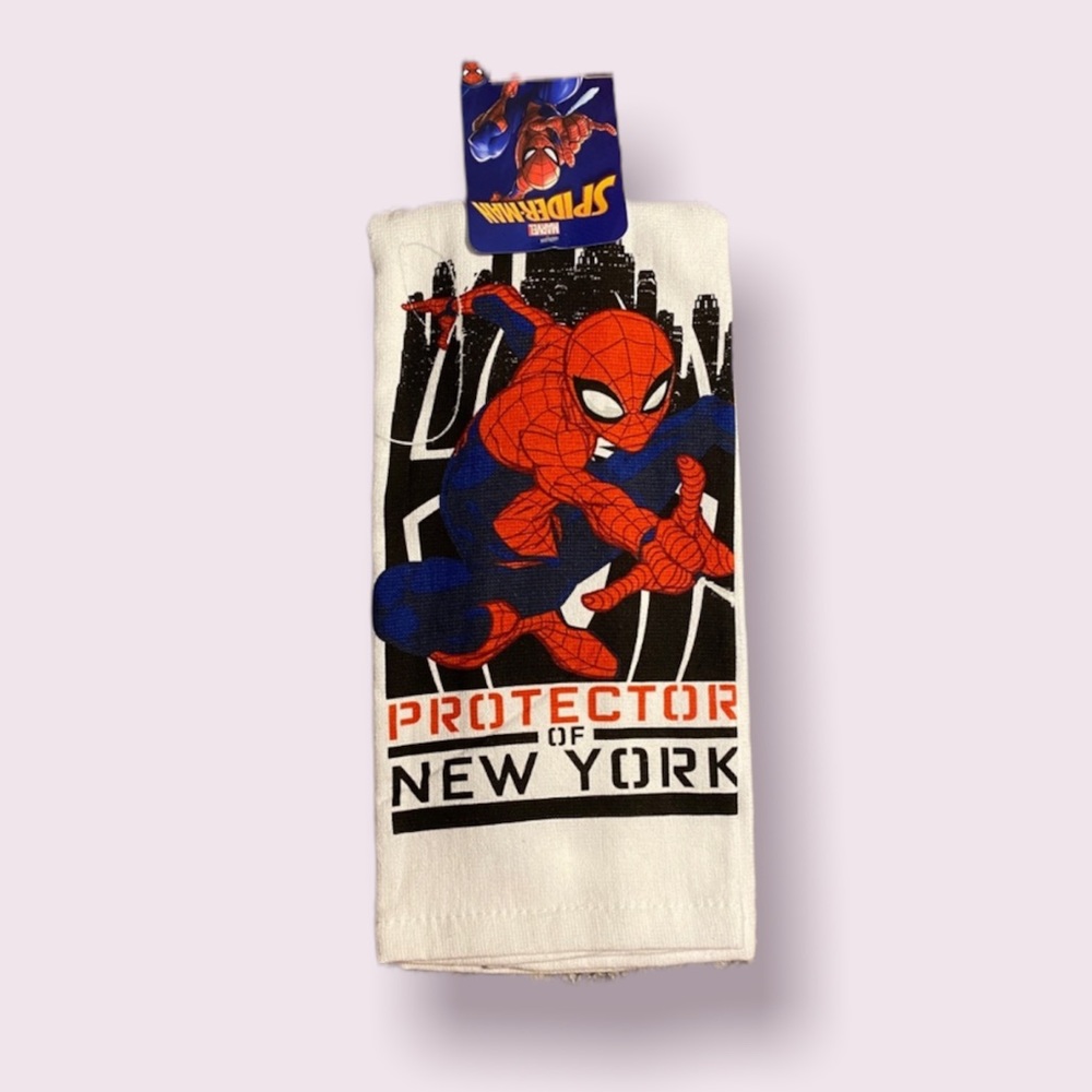 Marvel Spider-Man ‘Protector of New York’ Kitchen Towel Set - NWT, Set o…